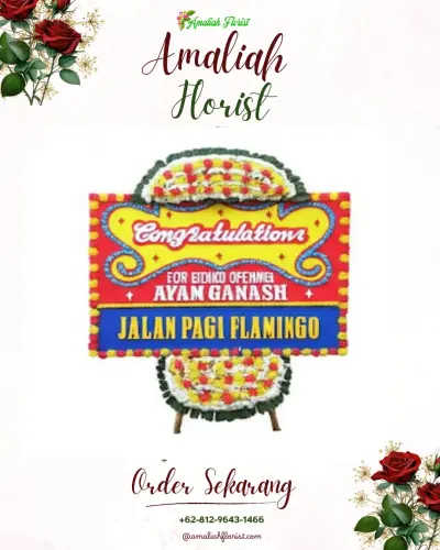 Bunga Papan Congratulation di Kepek
